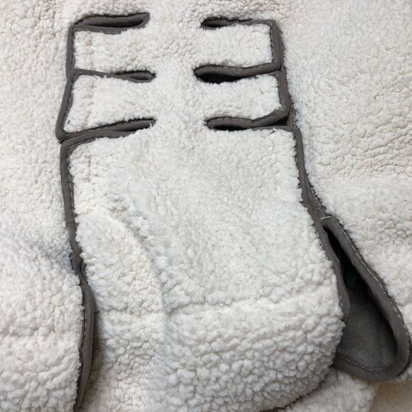 JJ Cole Urban Bundle Me Infant Carrier Car Seat Cover Brown Taupe Faux Fur Lined - Picture 5 of 12